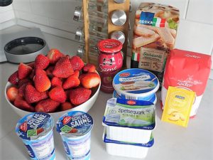 Erdbeer-Trifle Zutaten