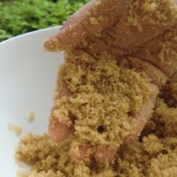 Amerikanische brauner Zucker Konsistenz