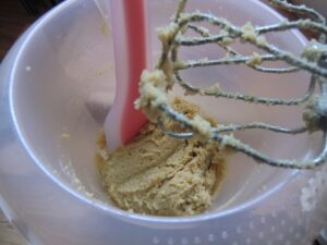 Chocolate Chip Cookies Butter und Zucker Mischung