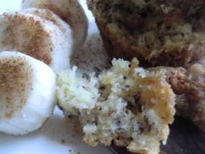 Banane Streusel Muffins, vergrößert