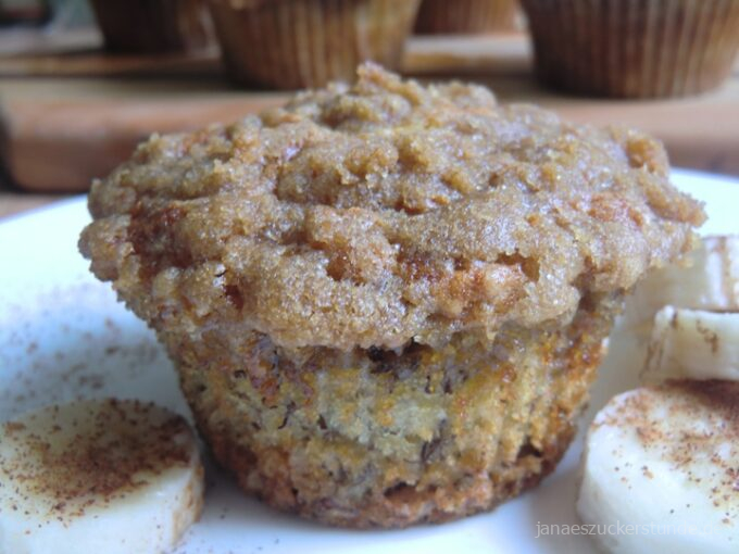 Banane Streusel Muffins