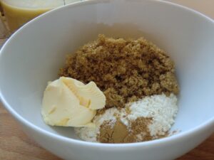 Banane Muffin Streusel