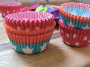 Backförmchen für Cupcakes