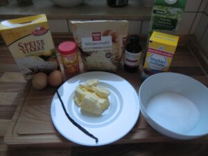 Vanille Cupcakes Zutaten