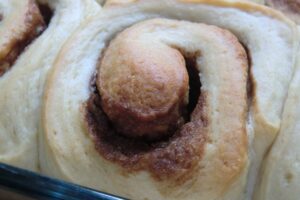 Cinnamon Roll fertig gebacken