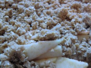 Streusel Topping mit Äpfel