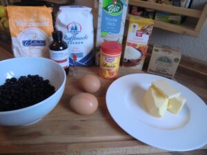 Blueberry Muffins Zutaten