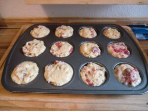 Schoko-Himbeer Muffins - Backform