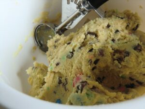 M&M Cookie Teig