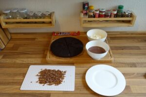 Set-up für Better Than Sex Cake