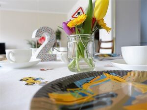 Jonah's Kindergeburtstag Baustelle Deko